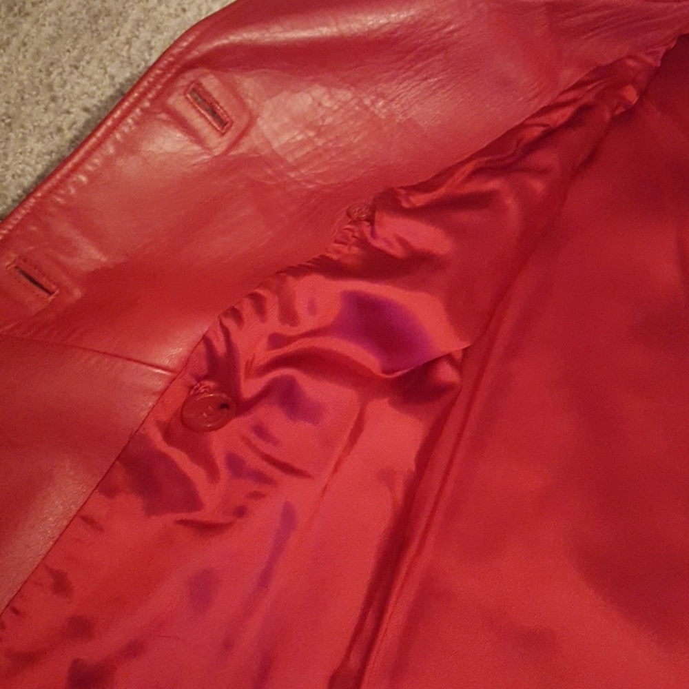 Red Leather Jacket - image 3